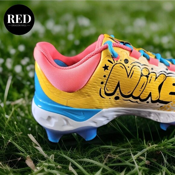 Nike Alpha Huarache Elite Low New York PE Baseball Cleats RBI - Men's Size 10.5 - Picture 16 of 16